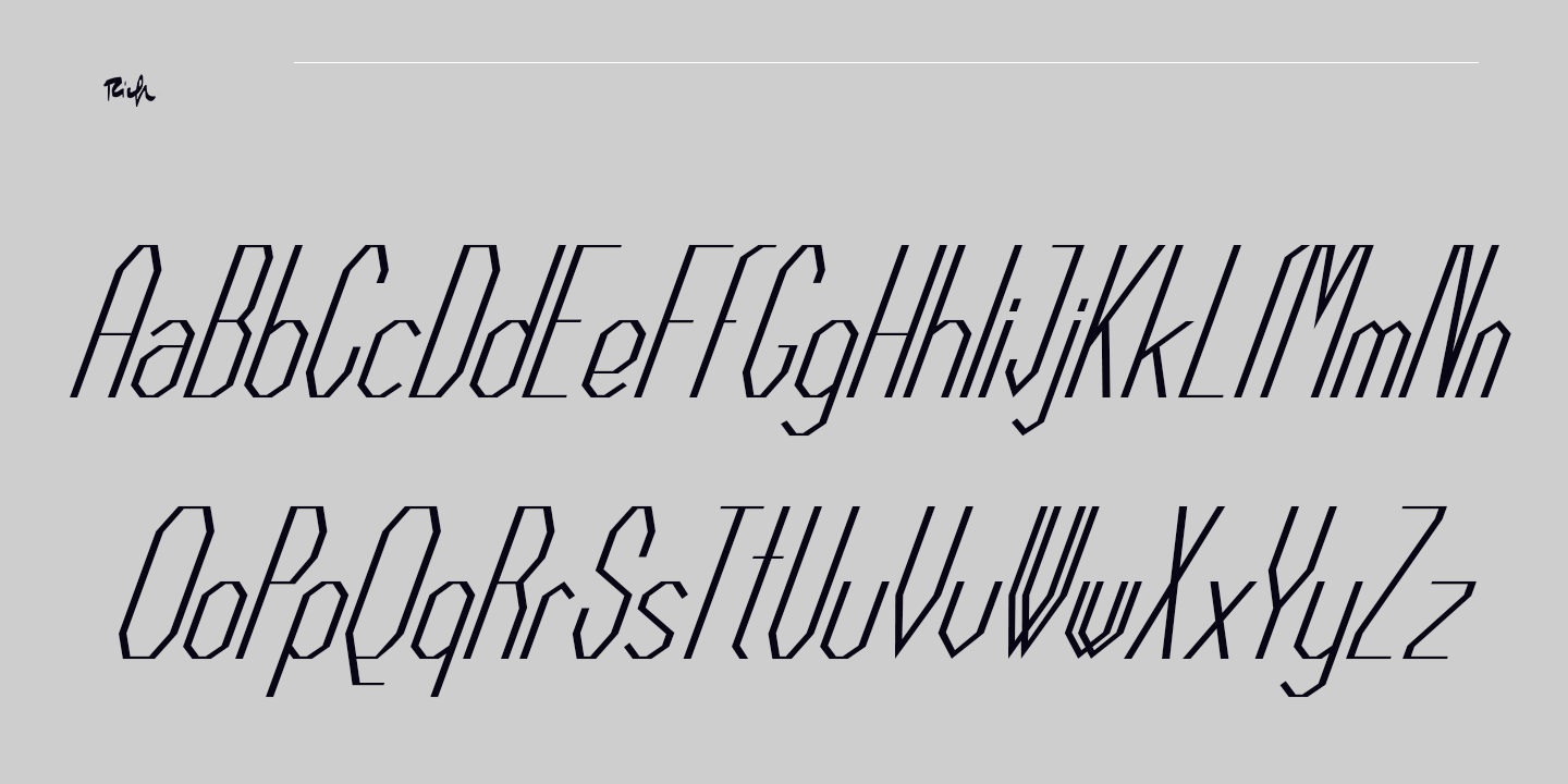 Example font Lineam #8